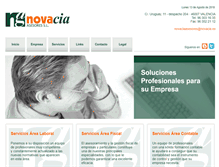 Tablet Screenshot of novacia.es